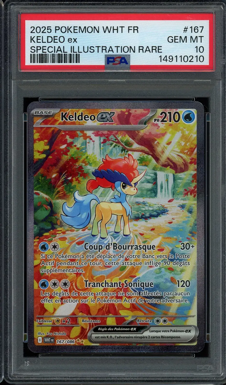 PSA 10 Keldeo Ex