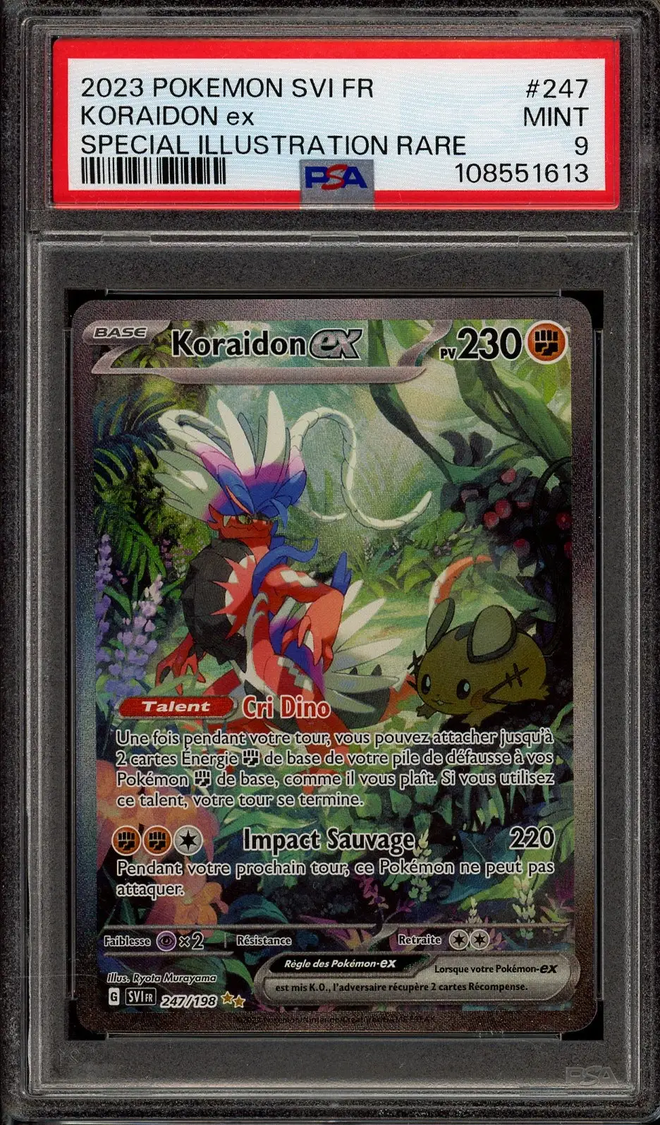 PSA 9 Koraidon Ex