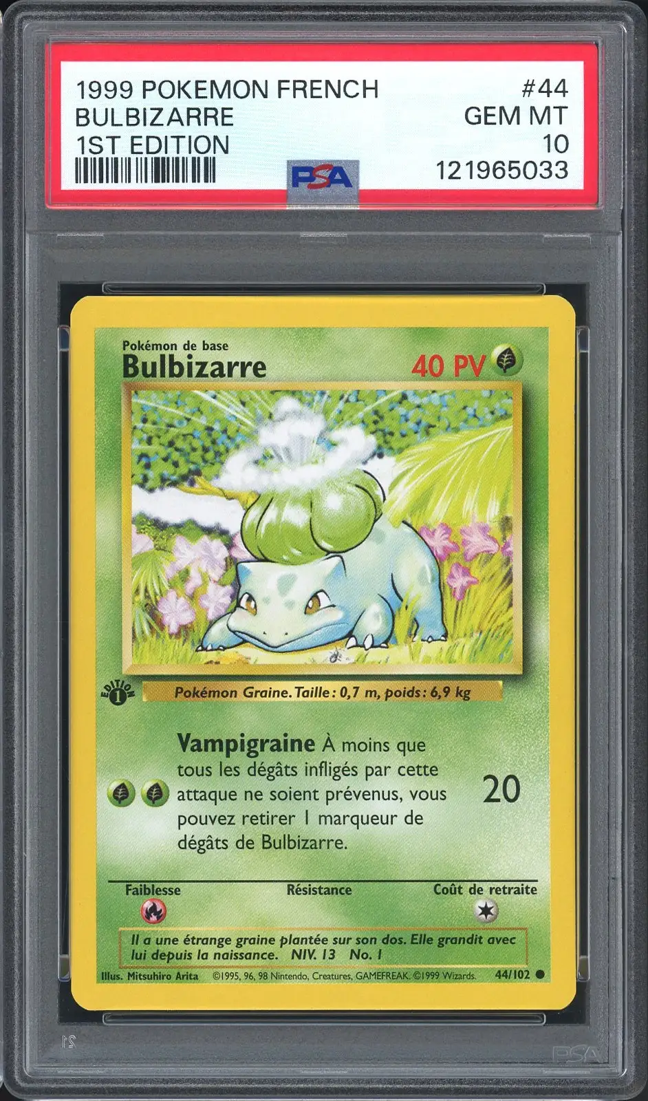 PSA 10 Bulbizarre