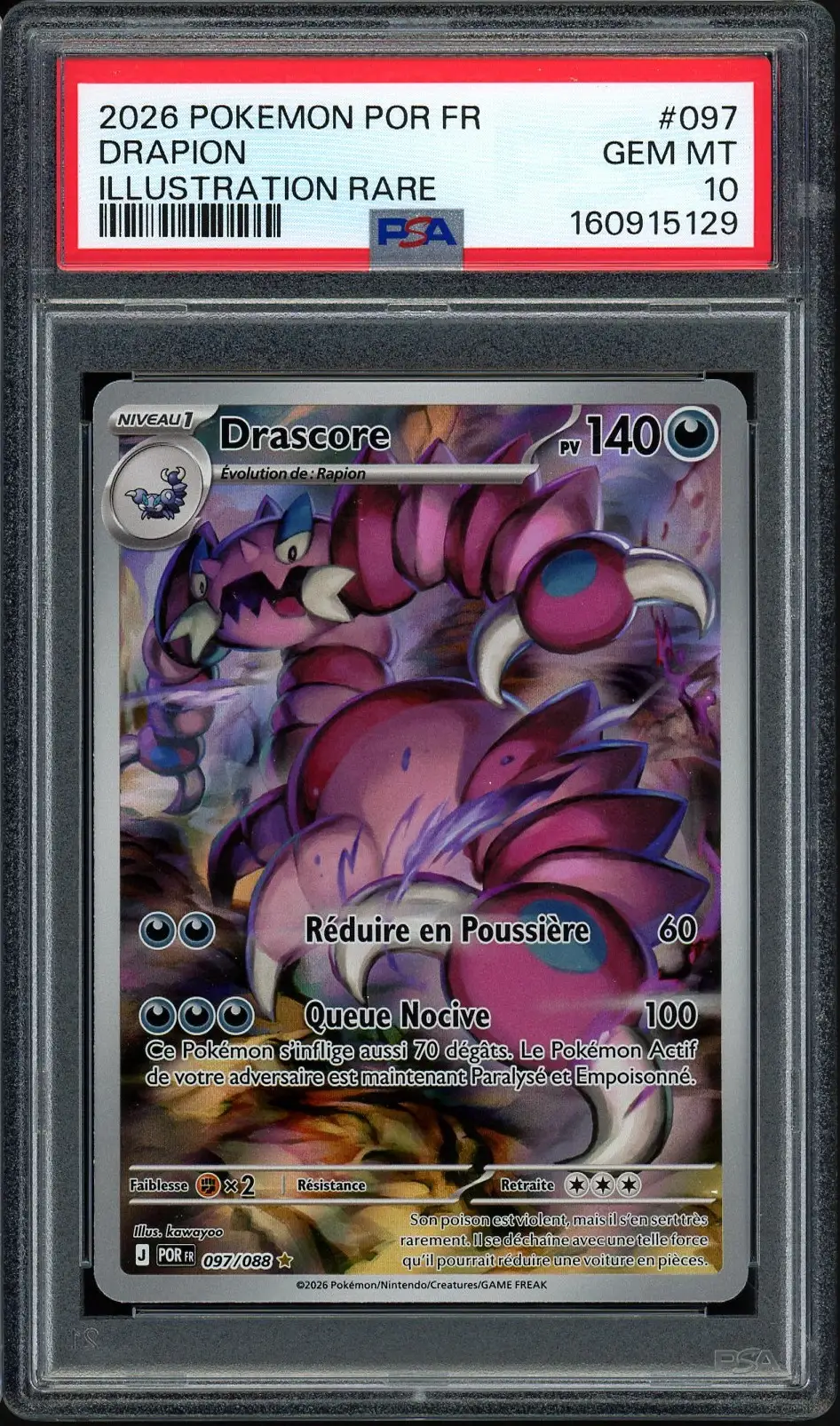 PSA 10 Drascore