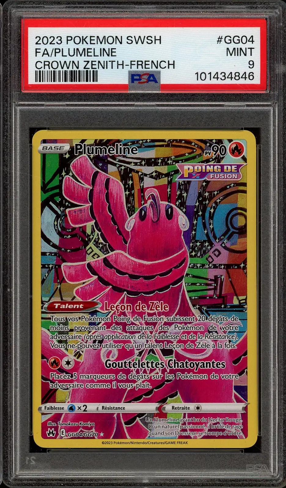 PSA 9 Plumeline