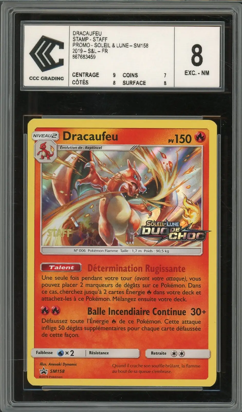 CCC 8 Dracaufeu Prerelease Staff