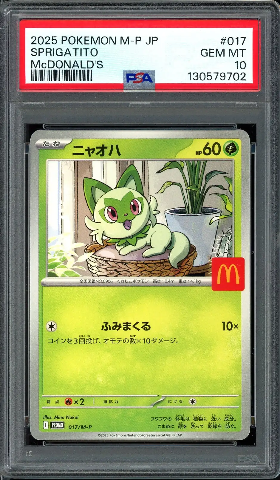 PSA 10 Sprigatito