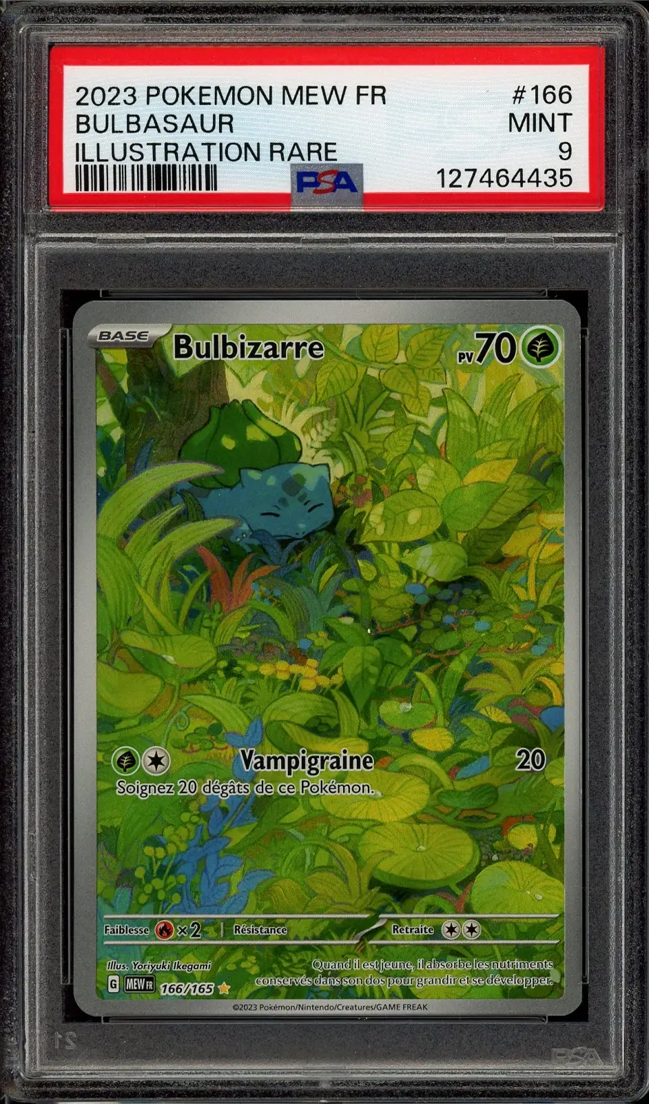 PSA 9 Bulbizarre