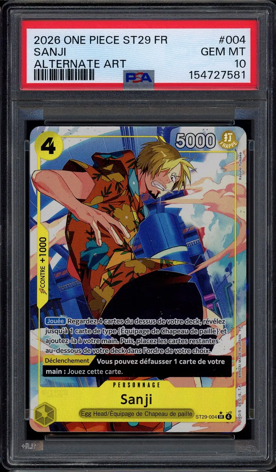 PSA 10 Sanji