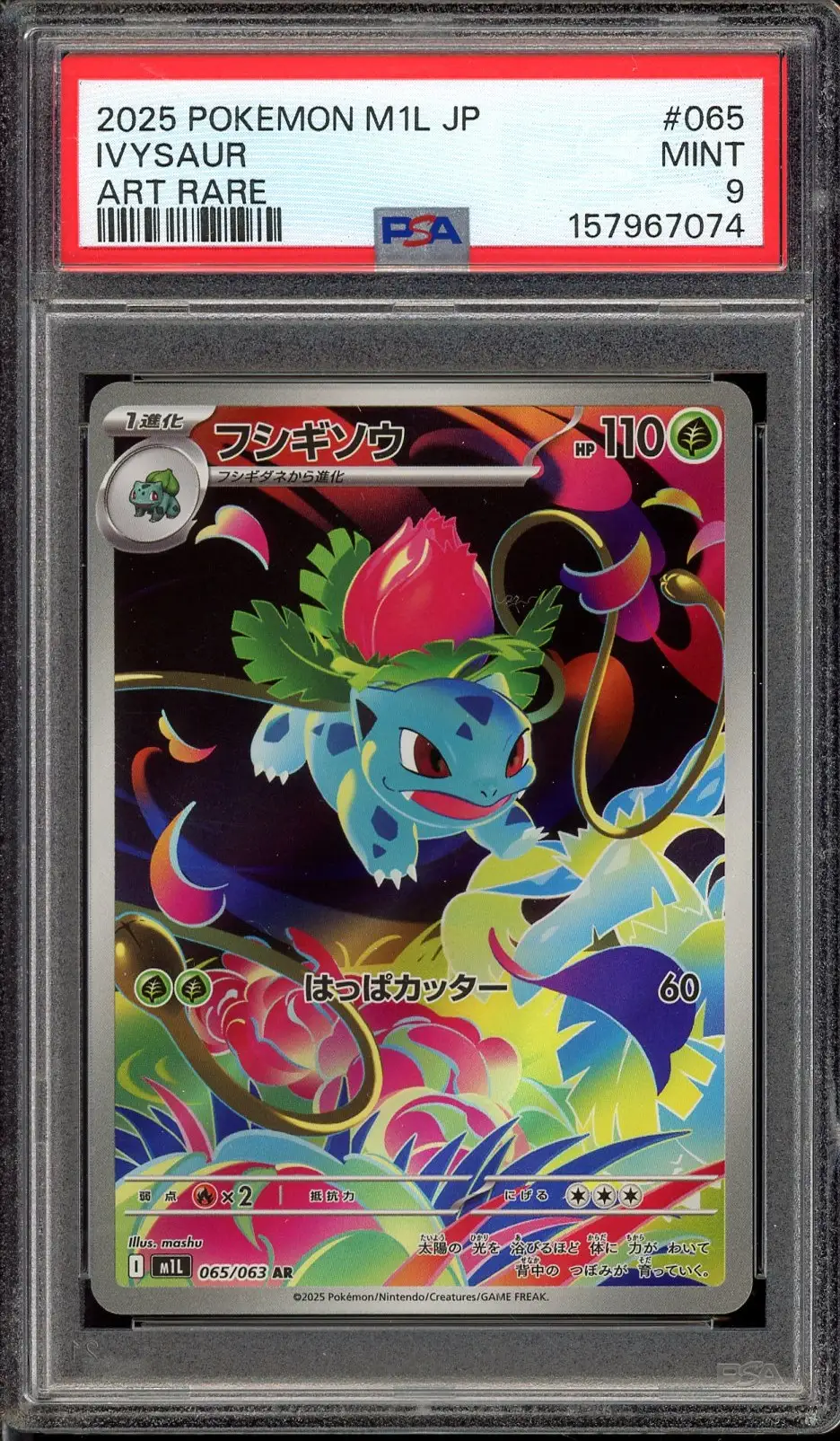 PSA 9 Ivysaur