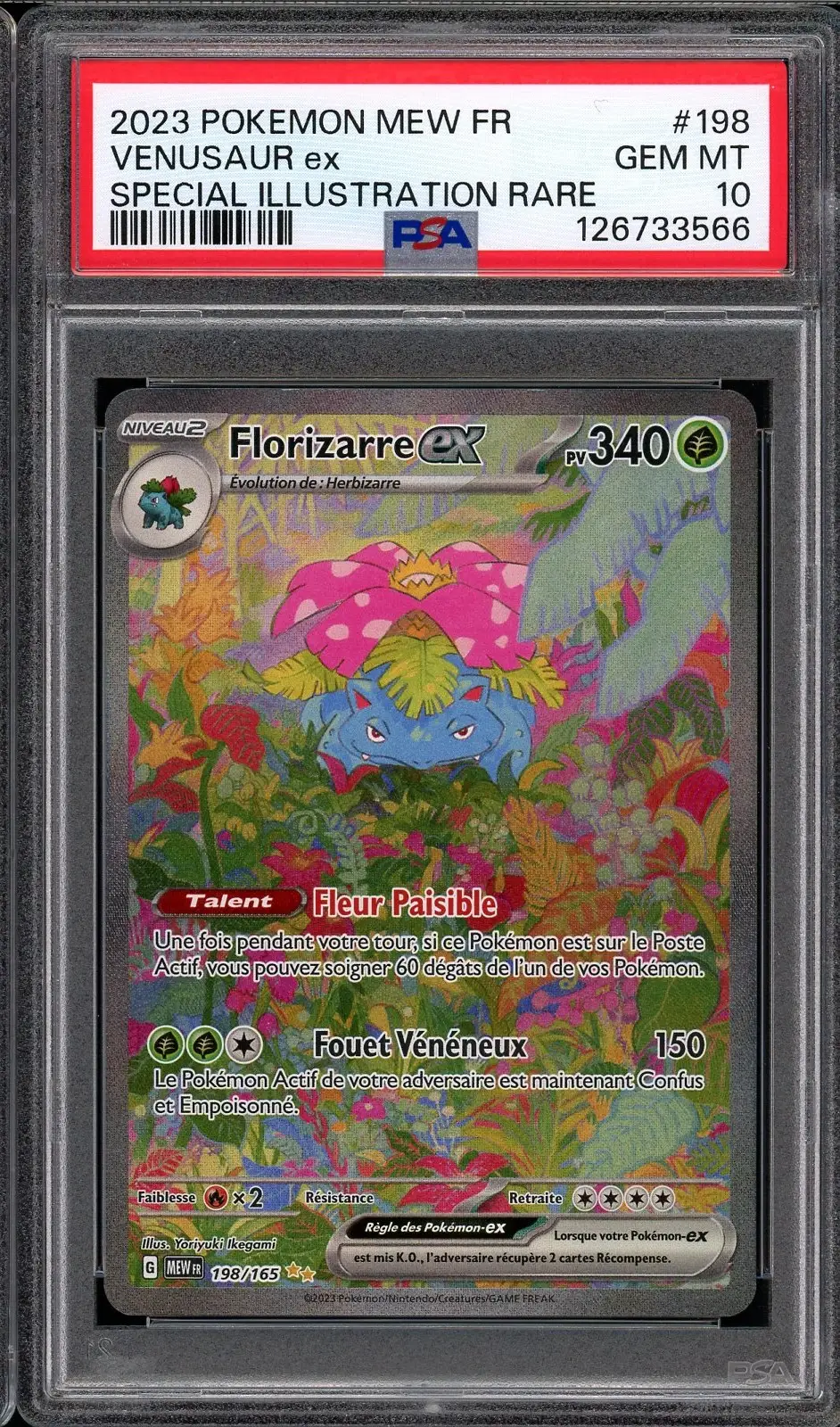 PSA 10 Florizarre Ex
