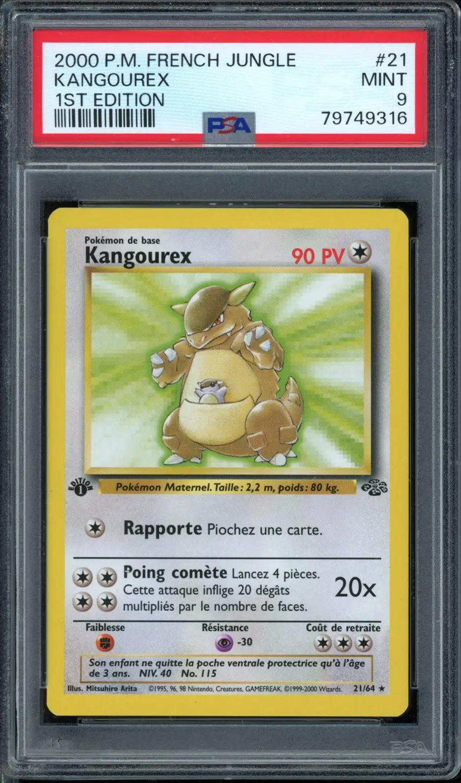 PSA 9 Kangourex