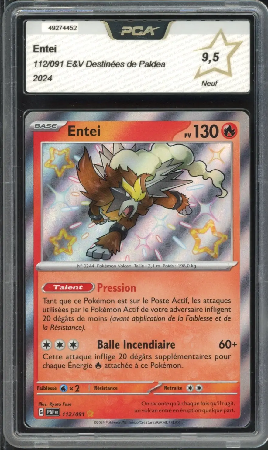 PCA 9.5 Entei Shiny
