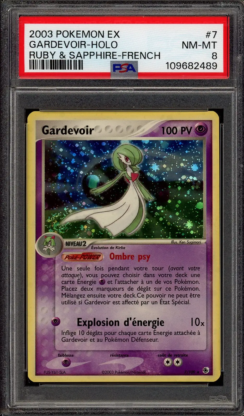 PSA 8 Gardevoir Holo