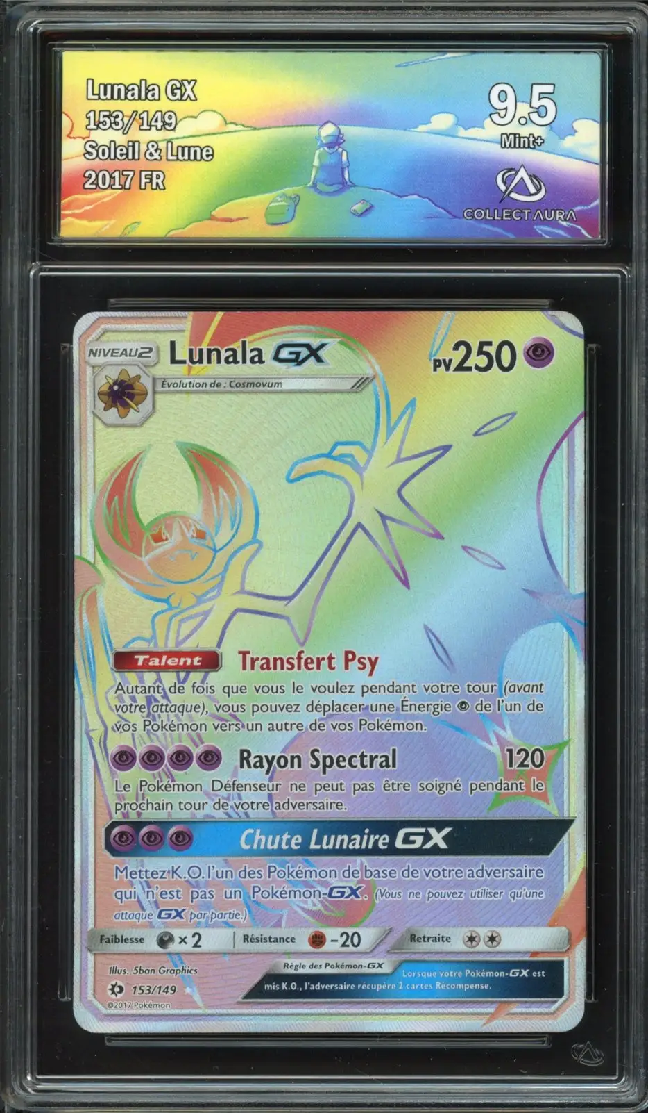 CA 9.5 Lunala Gx Rainbow