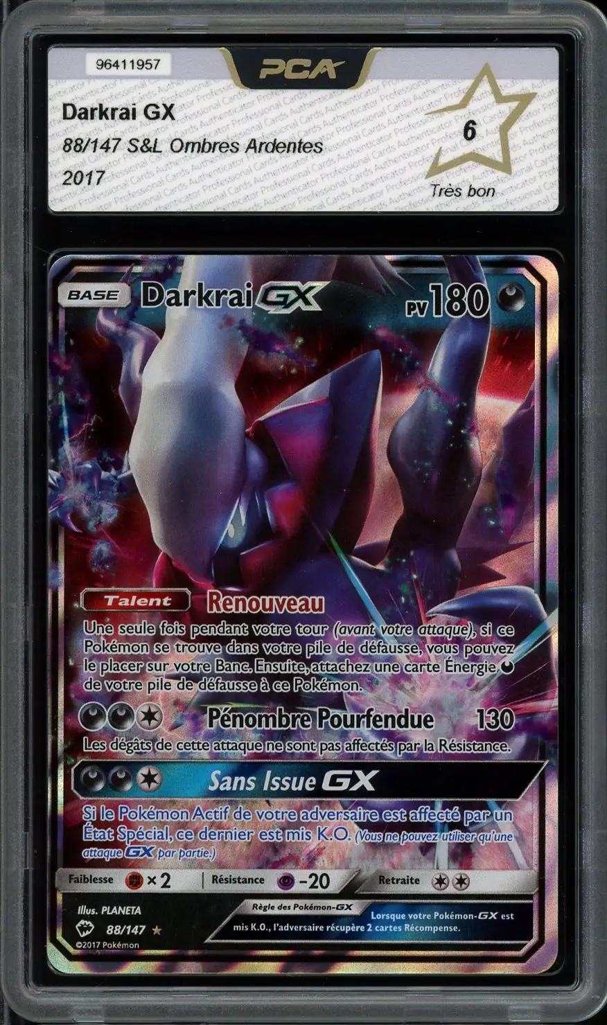 PCA 6 Darkrai Gx