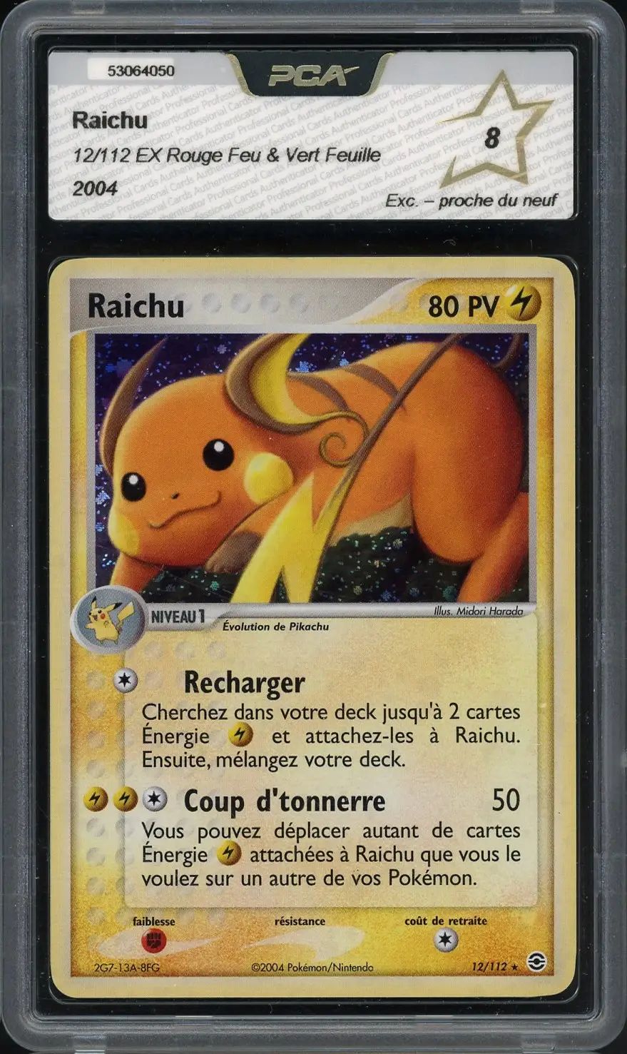 PCA 8 Raichu Holo