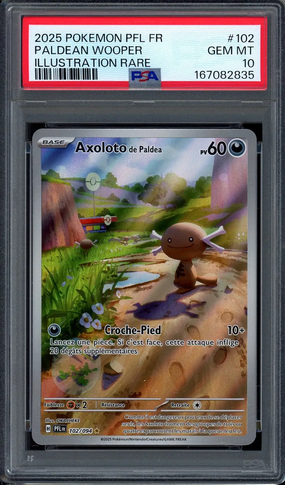 PSA 10 Axoloto de Paldéa