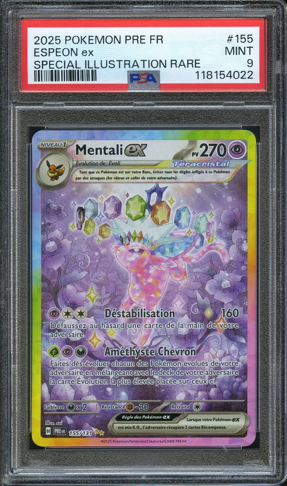 PSA 9 Mentali Ex
