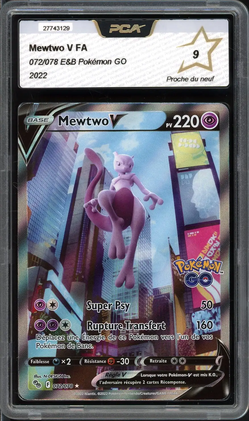 PCA 9 Mewtwo V