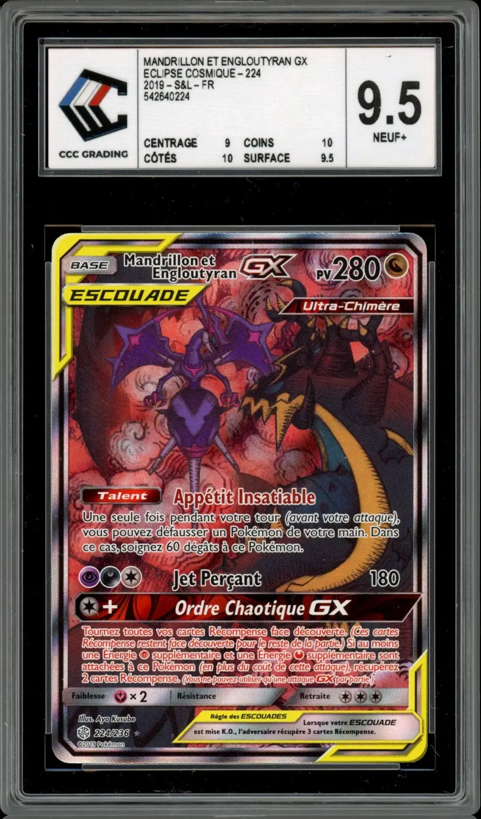 CCC 9.5 Mandrillon et Engloutyran Gx