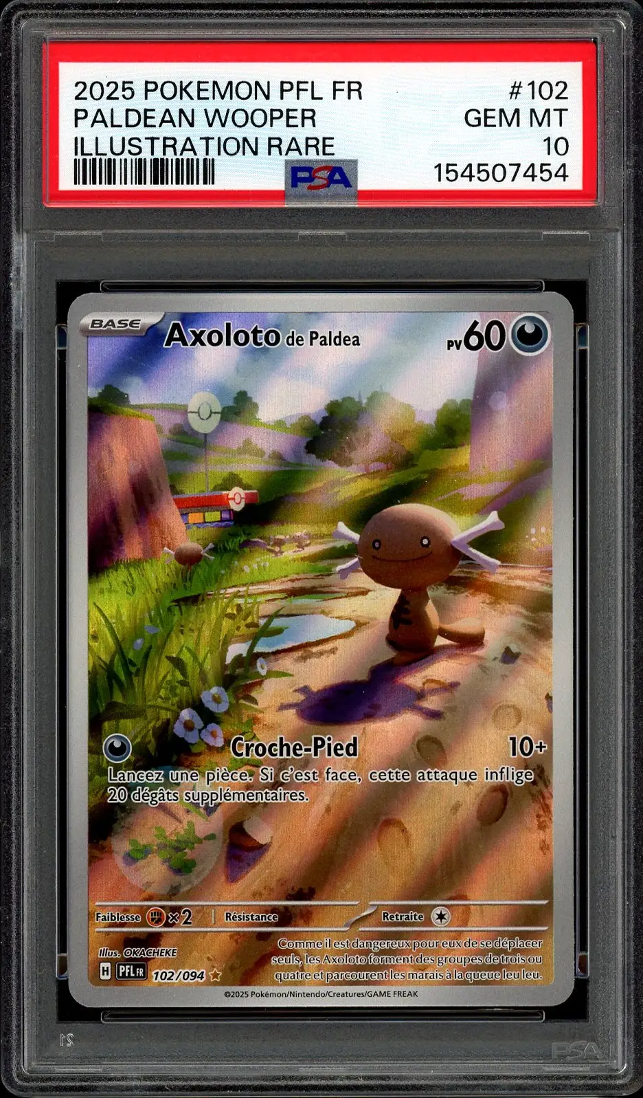 PSA 10 Axoloto de Paldéa