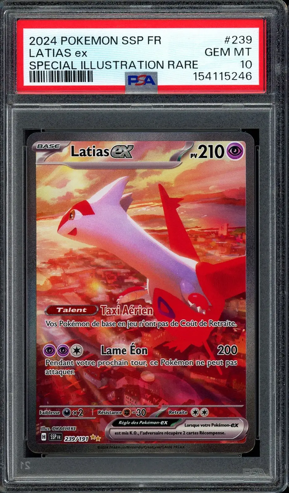 PSA 10 Latias Ex