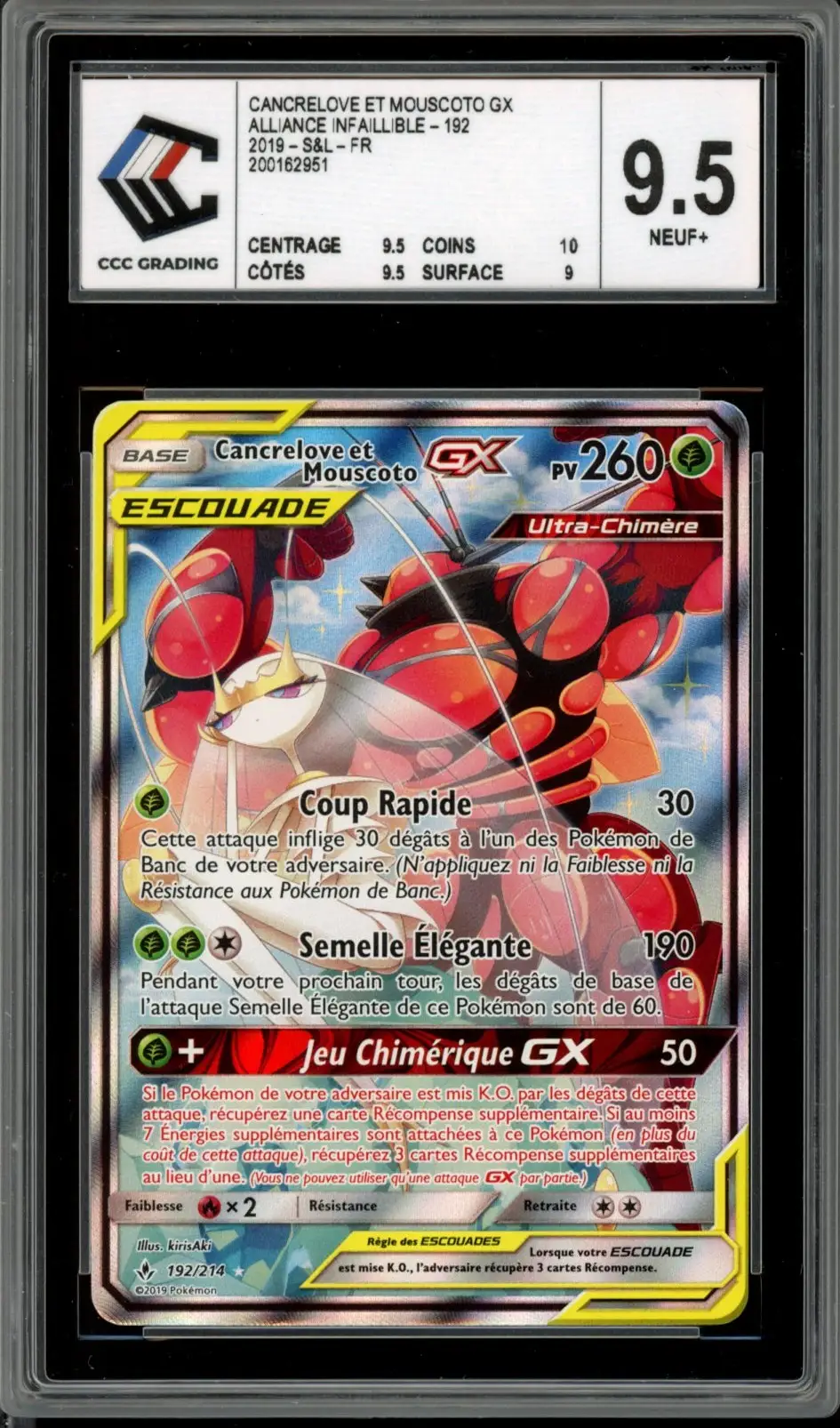 CCC 9.5 Cancrelove et Mouscoto Gx