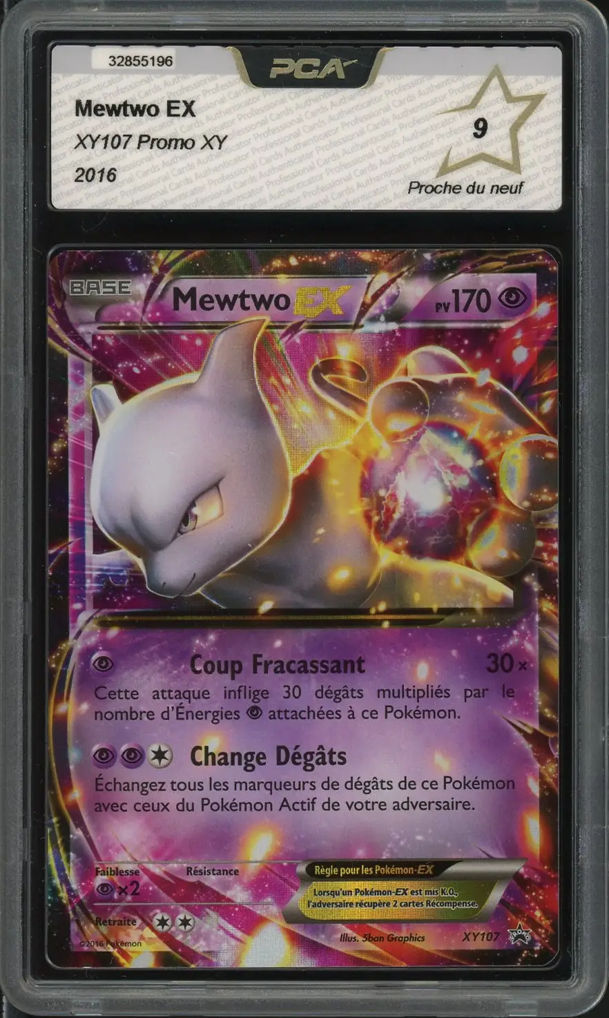 PCA 9 Mewtwo Ex
