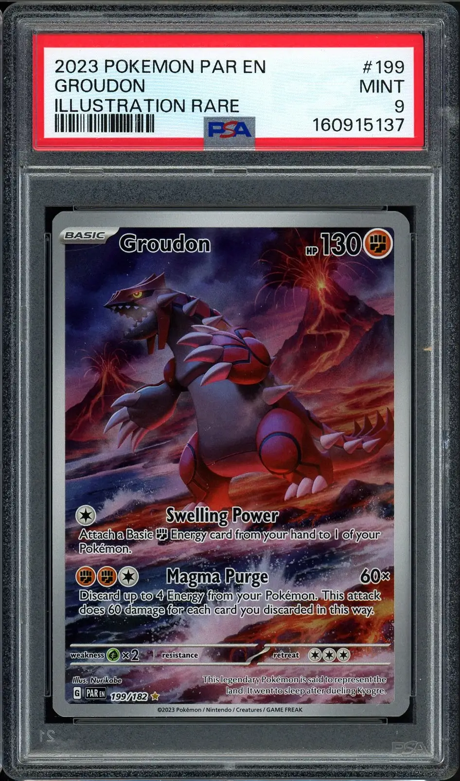 PSA 9 Groudon