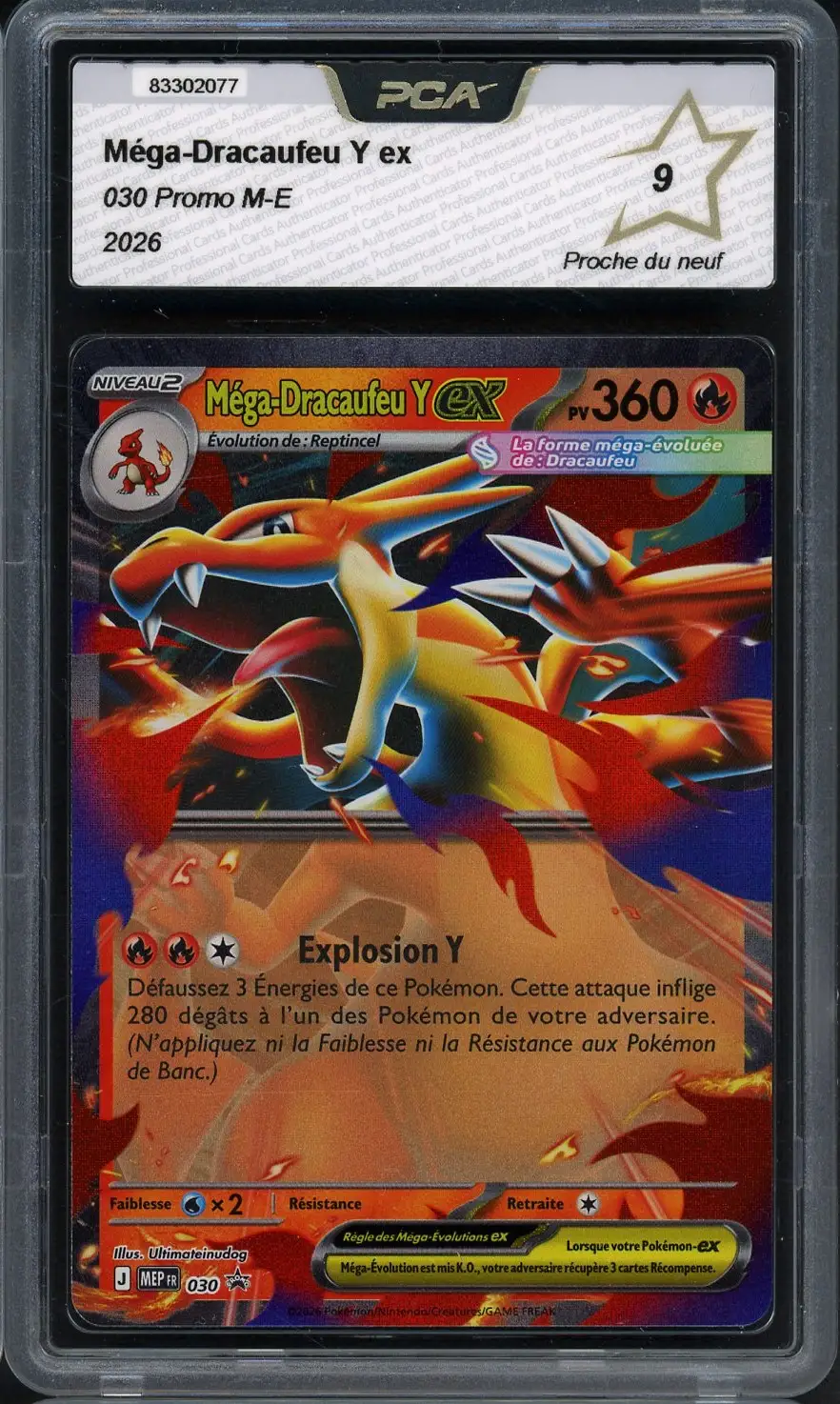 PCA 9 Méga-Dracaufeu Y Ex