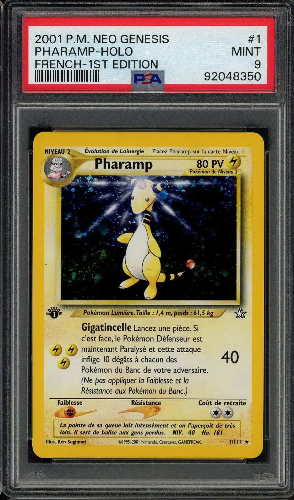 PSA 9 Pharamp Holo