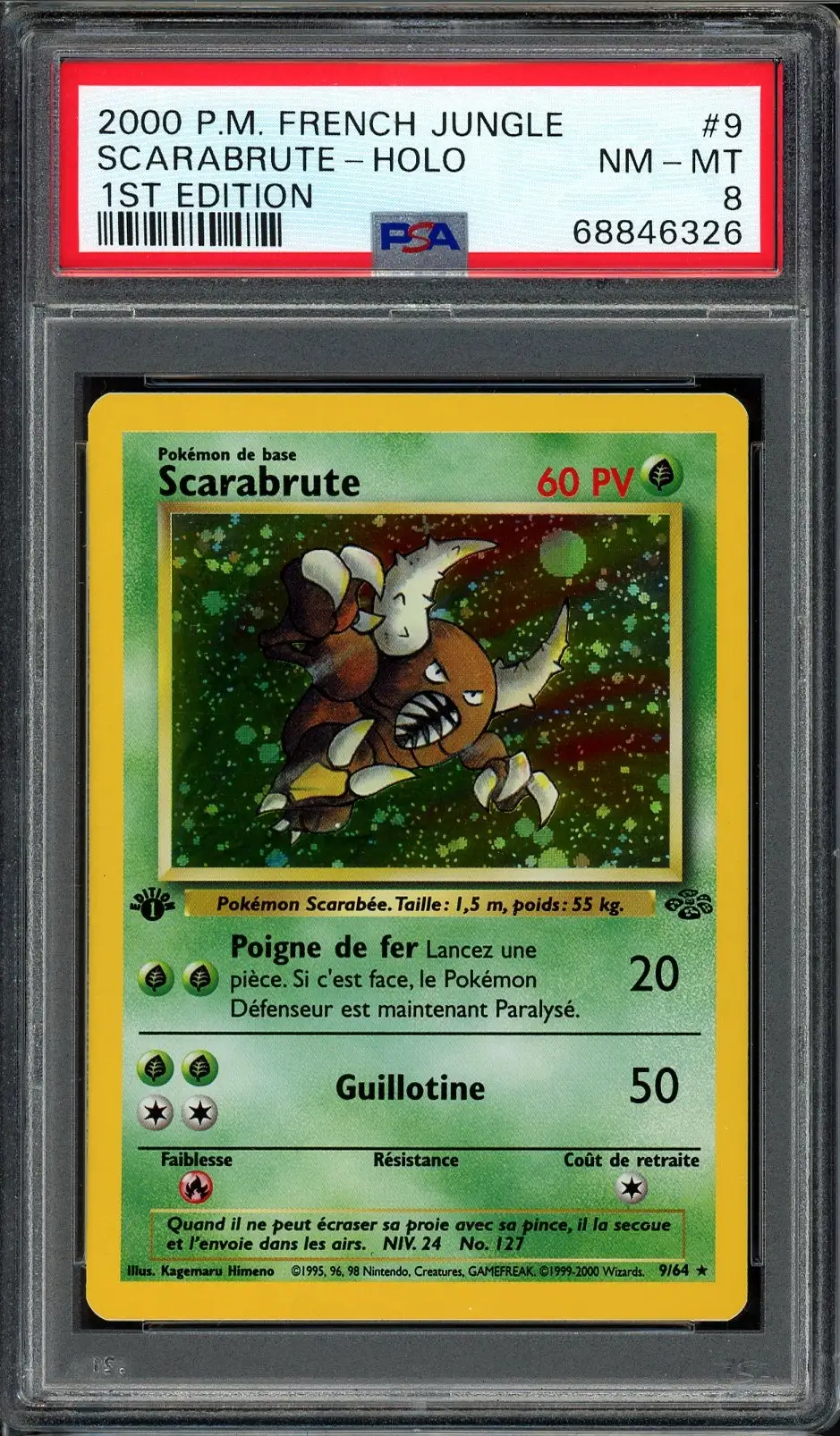 PSA 8 Scarabrute Holo