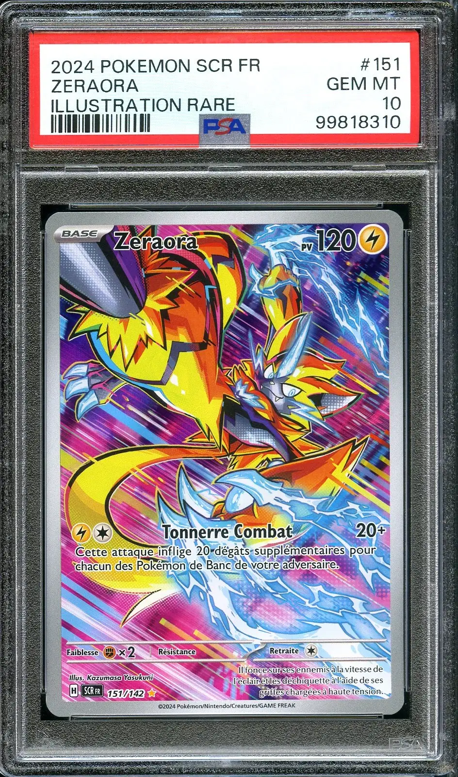PSA 10 Zeraora