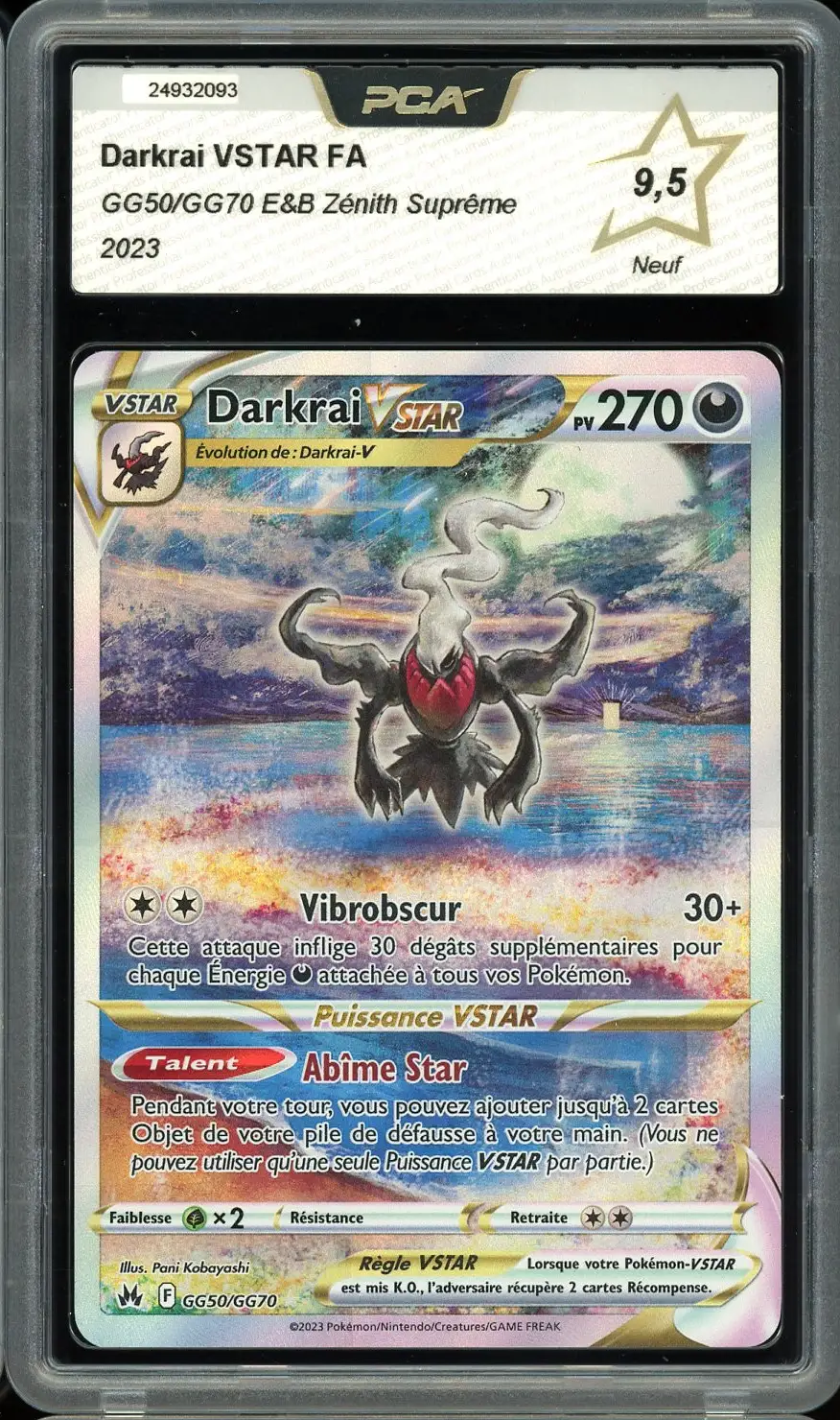 PCA 9.5 Darkrai VStar