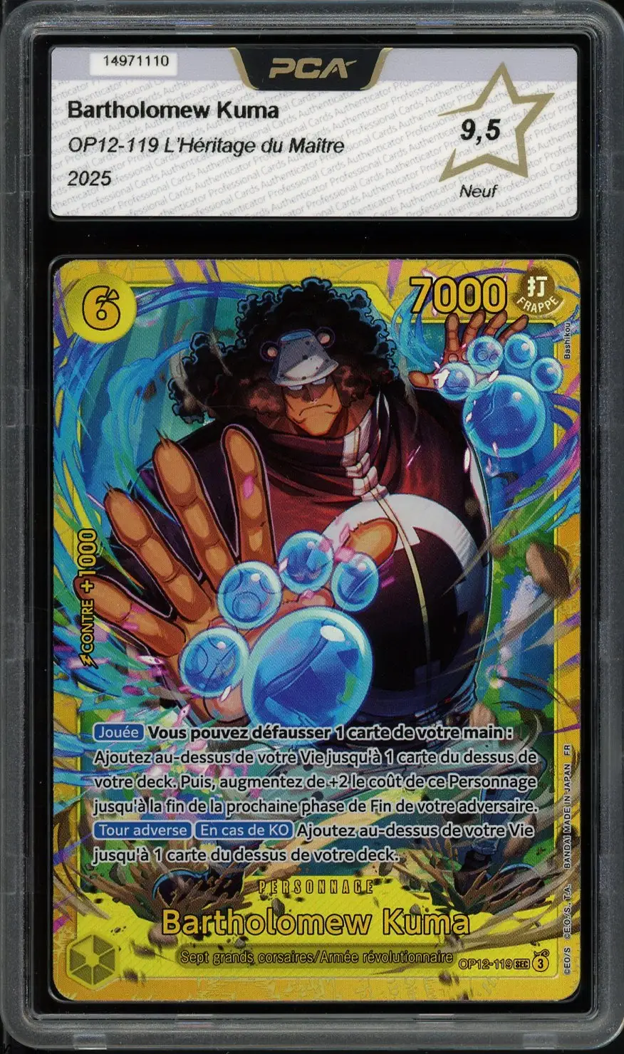 PCA 9.5 Bartholomew Kuma