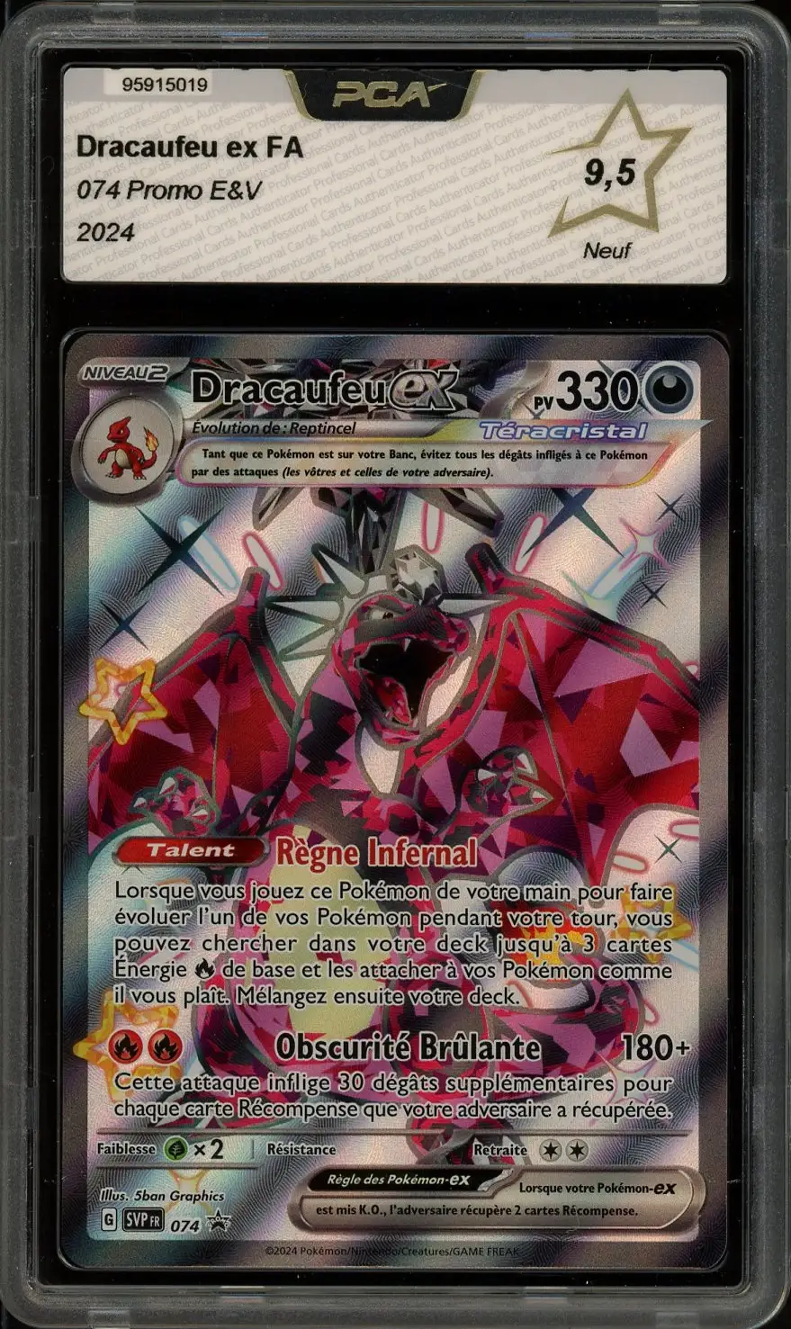 PCA 9.5 Dracaufeu Ex