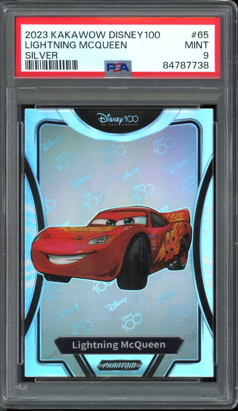 PSA 9 Lightning Mcqueen