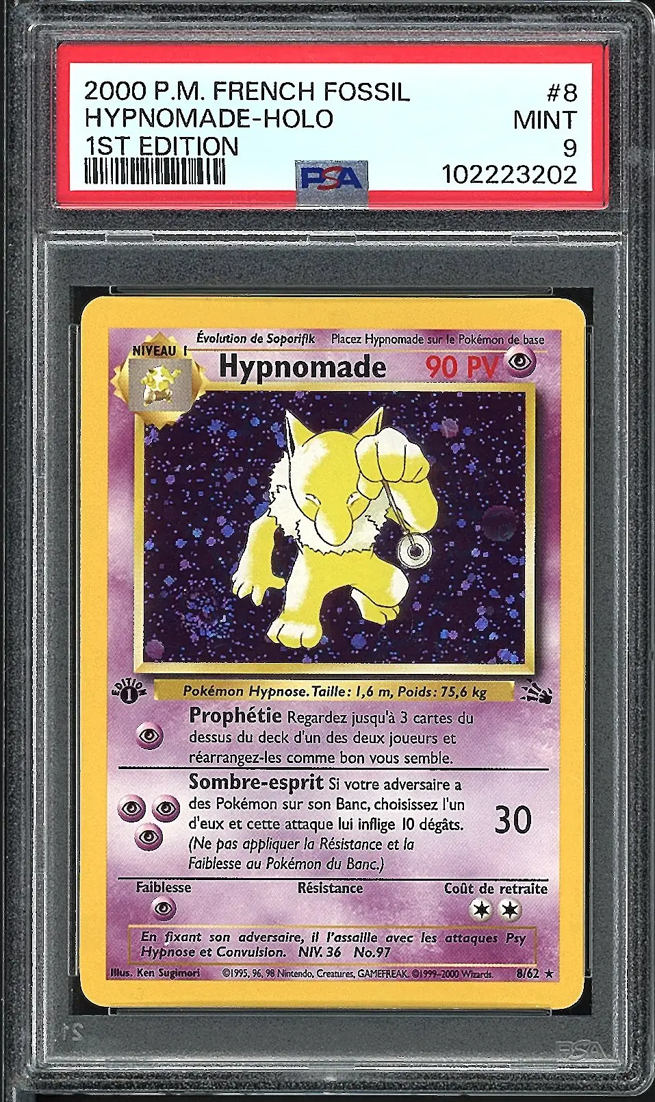 PSA 9 Hypnomade Holo