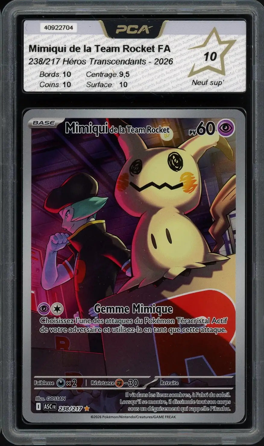 PCA 10 Mimiqui de la Team Rocket