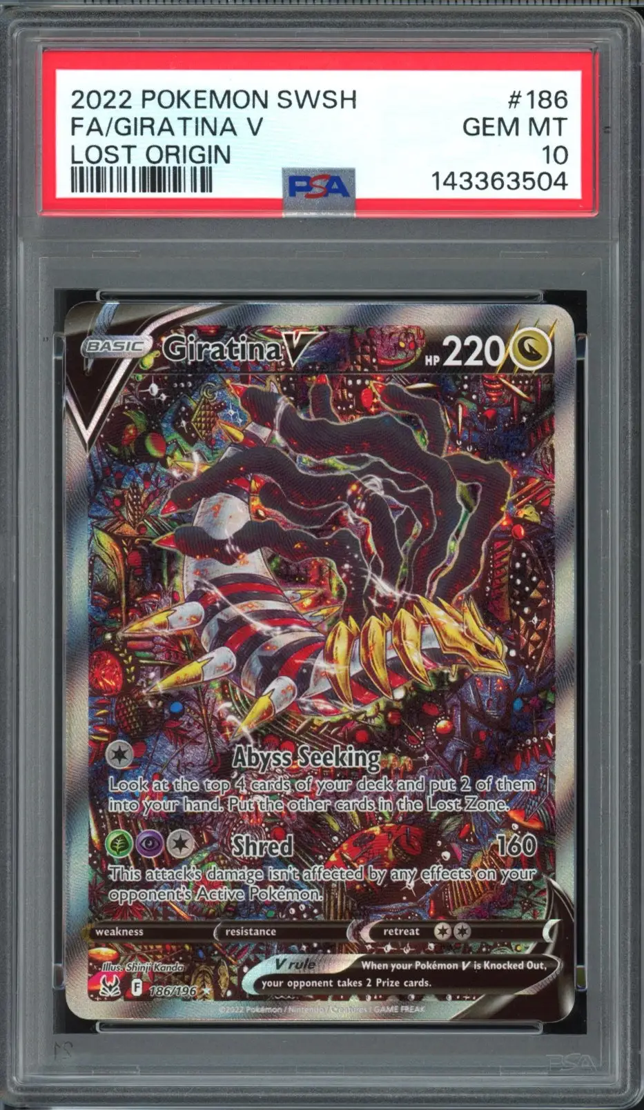 PSA 10 Giratina V