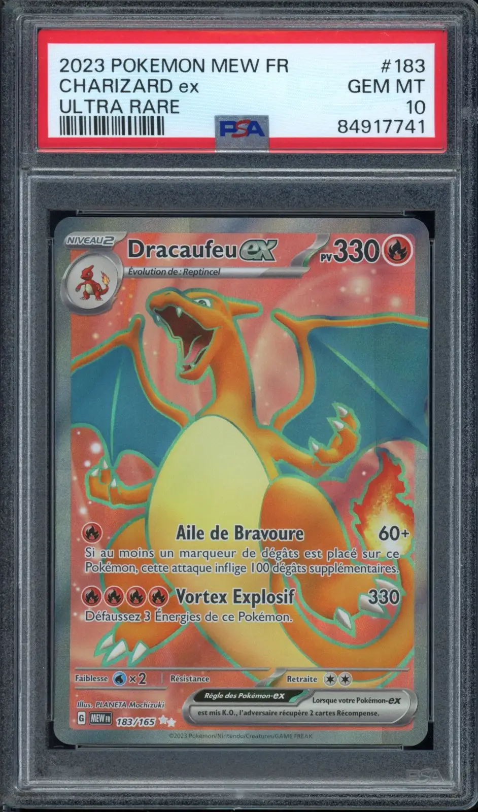 PSA 10 Dracaufeu Ex