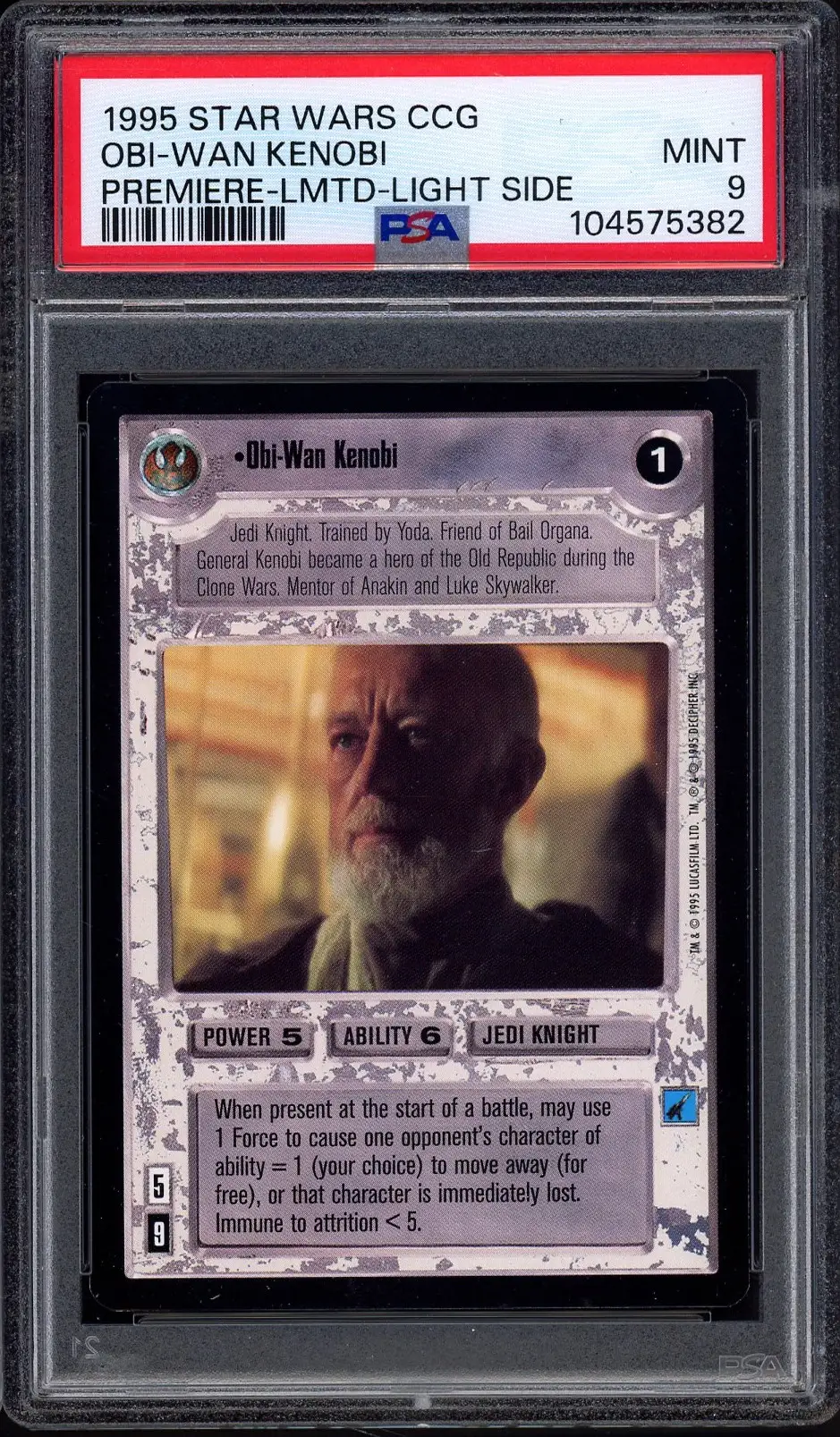 PSA 9 Obi-Wan Kenobi