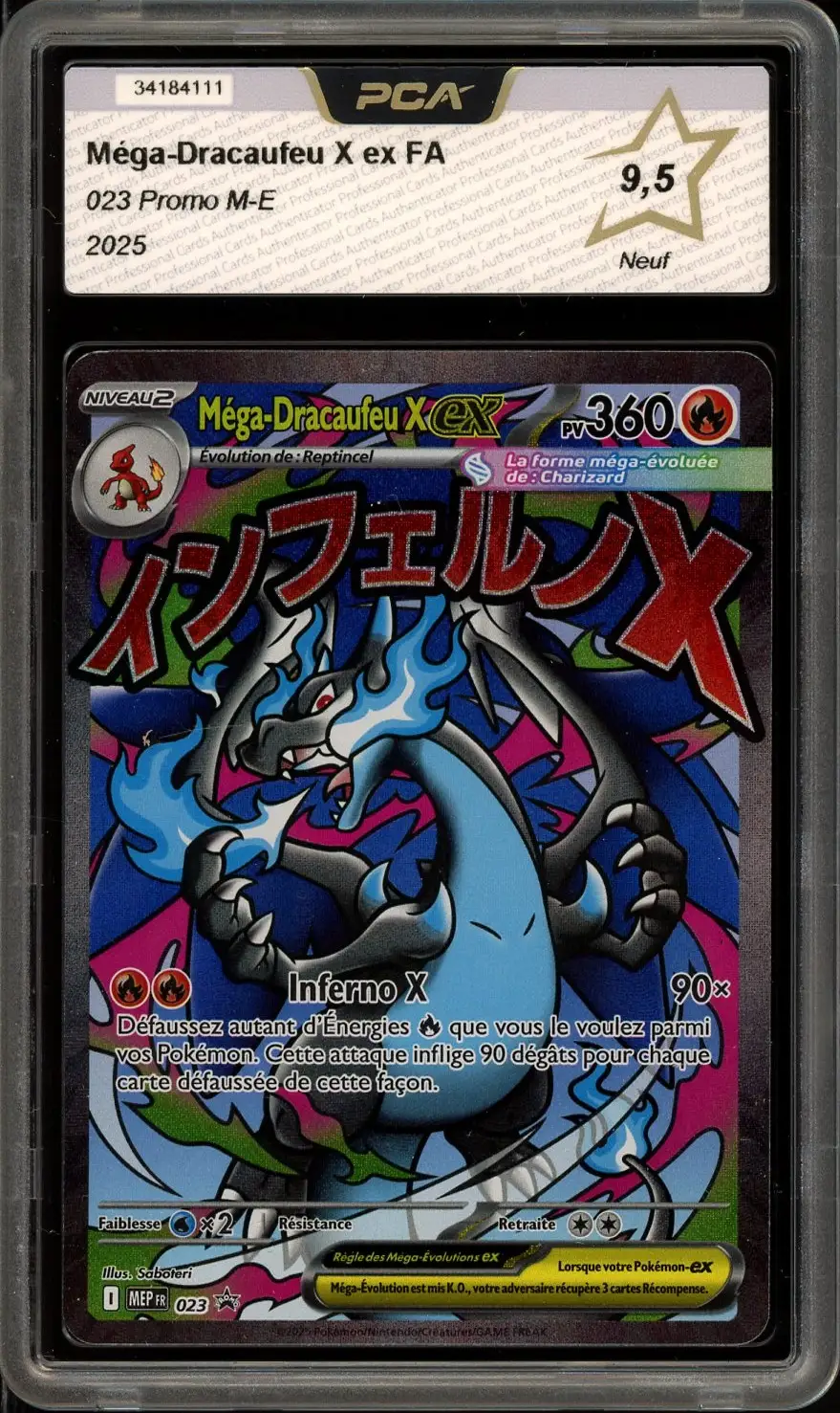 PCA 9.5 Méga-Dracaufeu X Ex
