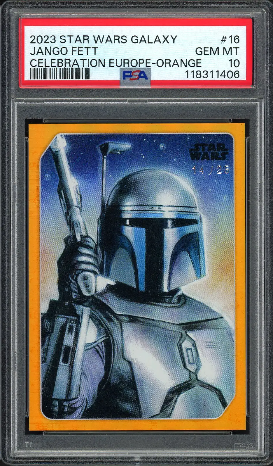 PSA 10 Jango Fett Orange