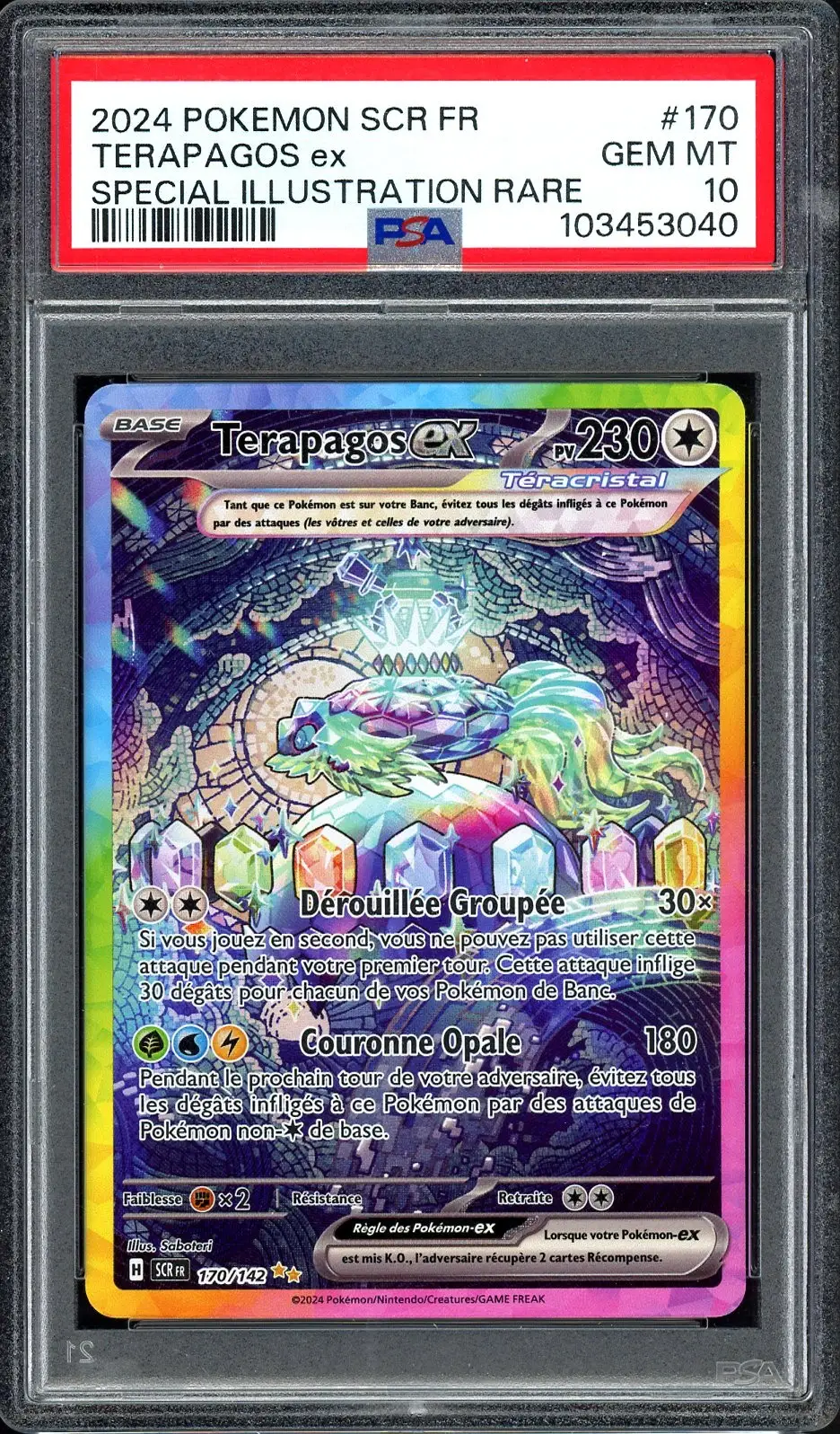 PSA 10 Terapagos Ex