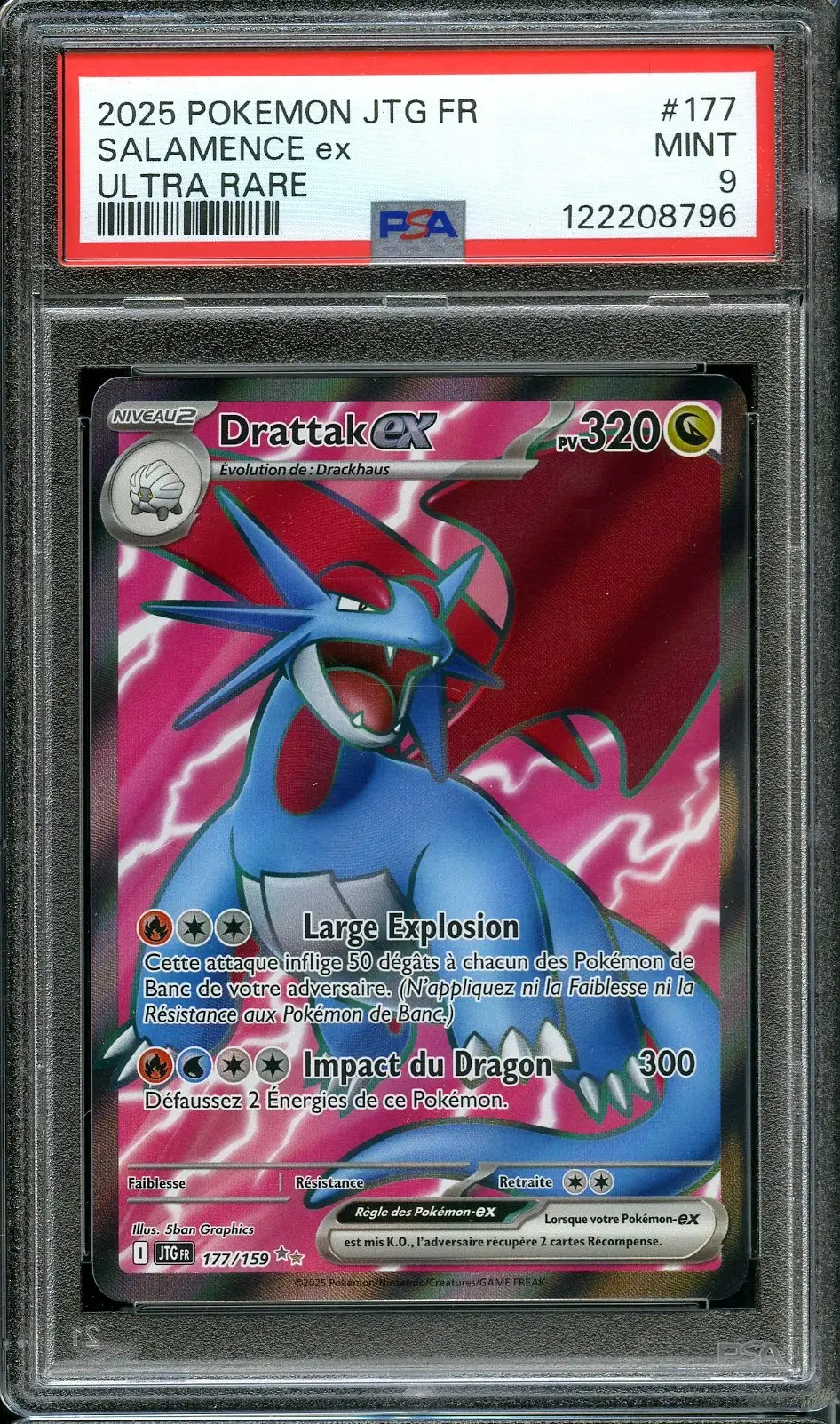 PSA 9 Drattak Ex