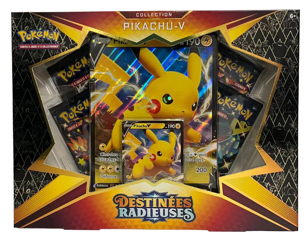 Coffret EB4.5 Destinées Radieuses Pikachu V