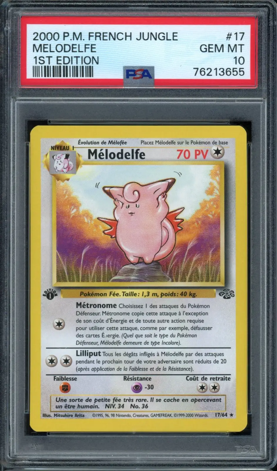 PSA 10 Mélodelfe