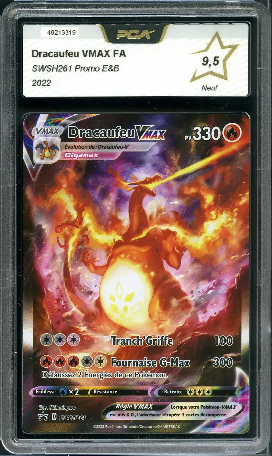 PCA 9.5 Dracaufeu VMax