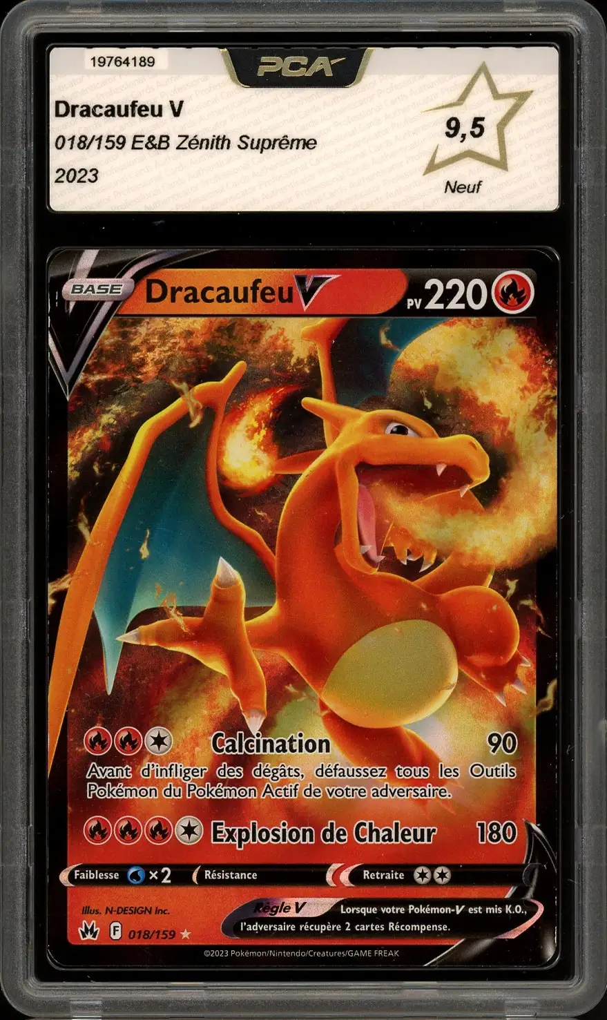 PCA 9.5 Dracaufeu V