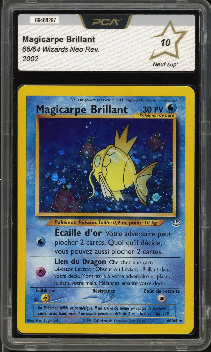 PCA 10 Magicarpe Brillant Holo