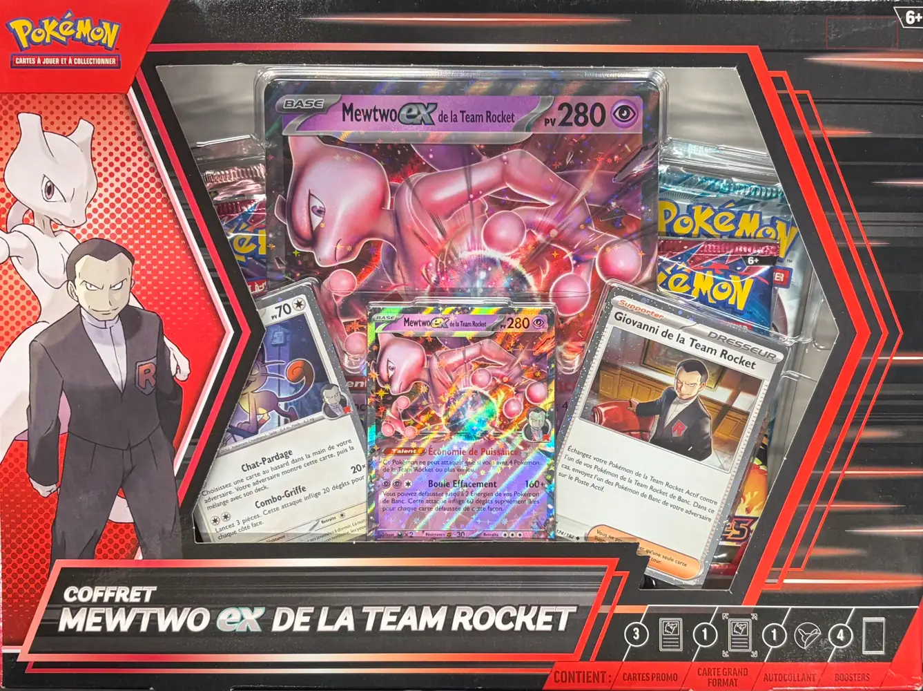 Coffret Mewtwo Ex de la Team Rocket