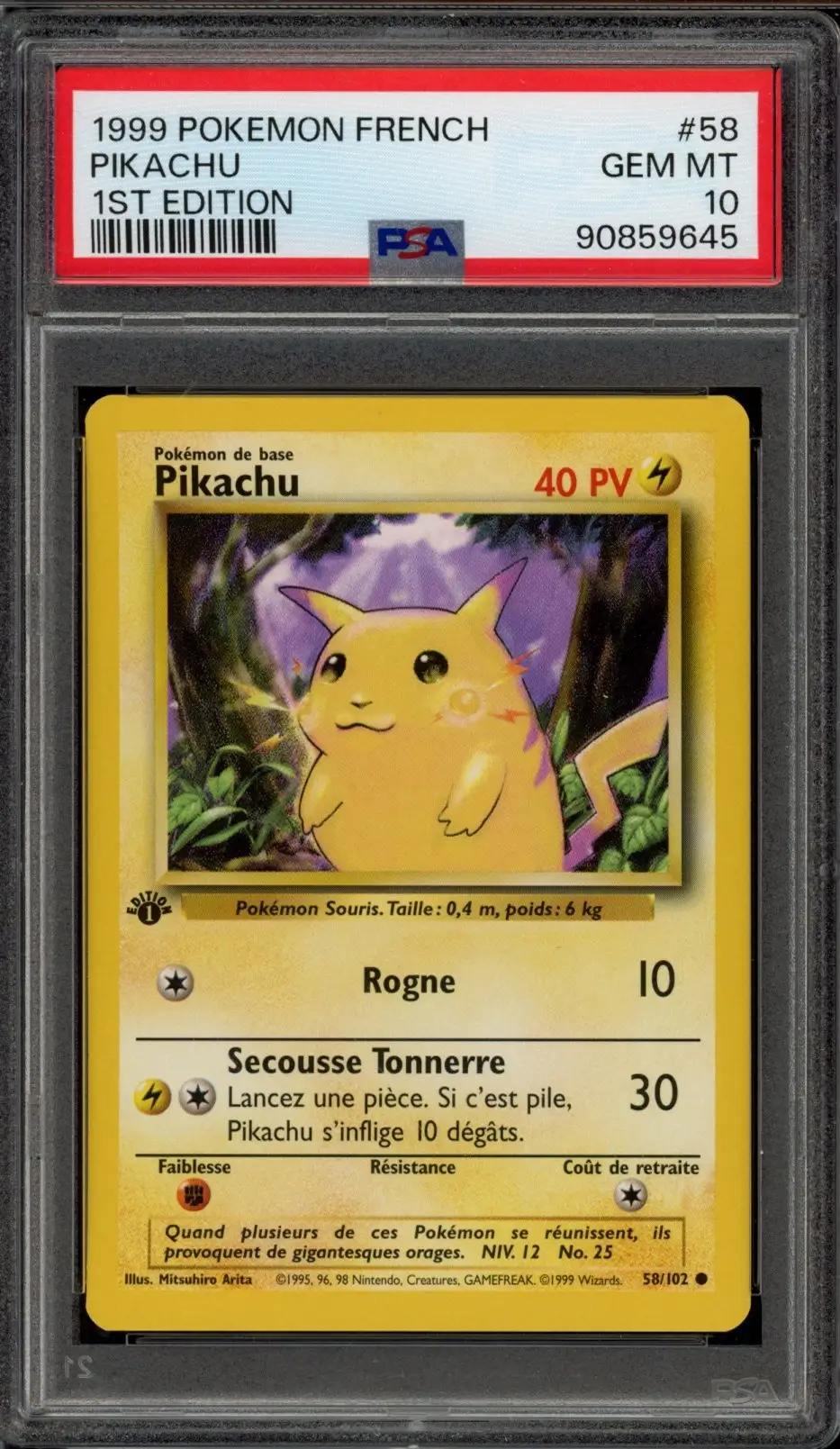 PSA 10 Pikachu